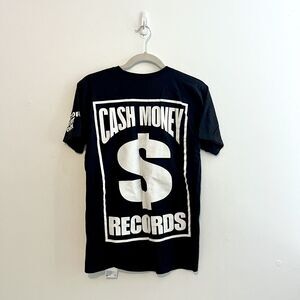 Cash Money Records x Octobers Very Own Black Tee Drake Lil Wayne OVO Rare Sz S